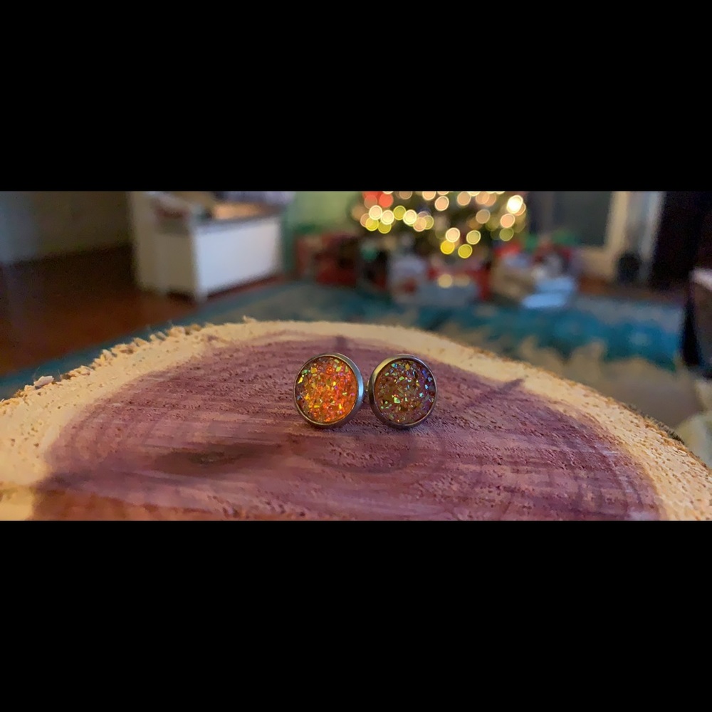 Druzy earrings